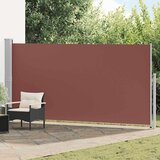  Uvlačiva bočna tenda 160 x 500 cm smeđa | shoptok.hr