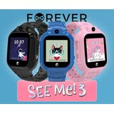 Forever Kids See Me! 3 KW-320 otroška pametna ura 4G GPS, roza | Shoptok.si