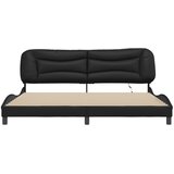  Okvir kreveta s LED-om bez madraca Hvar crni 200 x 200 cm | shoptok.hr