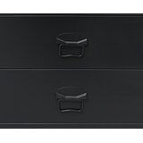  Ladičar od metala u industrijskom stilu 78 x 40 x 93 cm crni | Eponuda.com