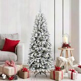  Umjetno božićno drvce Bijela 150 cm PVC, plastika, čelik i PE | shoptok.hr