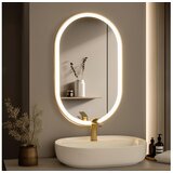  Brilagi-LED Kupatilsko ogledalo ERBA LED/25W/230V 50x80 cm zlatno IP44 CRI 90 prigu&amp;scaron;iva + CCT Slike
