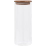  Staklenke za pohranu s poklopcima od bambusa 6 kom 1000 ml | shoptok.hr