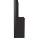 vidaXL Toaletna mizica z LED lučkami 100x40x135 cm MDF sijoče črna | Shoptok.si