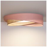 Brilagi LED prigušiva svetiljka VELVET TWIST LED/36W/230V CCT prečnik 65 cm WT roze/bež. + daljinski upravljač Cene