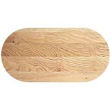 vidaXL Mizna plošča 120x60x4 cm trdna hrastovina ovalna | Shoptok.si