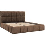 MID.YOU OBLAZINJENA POSTELJA 160 cm x 200 cm , les, tekstil, leseni material rjava | Shoptok.si