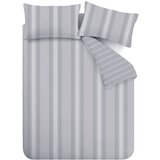 Bianca Siva flanelna posteljnina za zakonsko posteljo 200x200 cm Ticking Stripe – | Shoptok.si