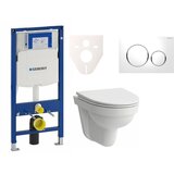 Geberit H8201500000001 Laufen Pro Nordic wc školjka s kompletom Duofix 111.300.00.5 Sigma20 | Shoptok.si