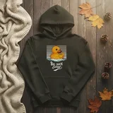 big duck energy - duks sa kapuljačom maslinasta