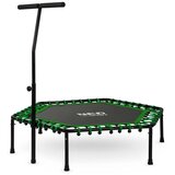 Neo-Sport fitness trampolin s ručkom 127 cm – šesterokutni, zeleni | shoptok.hr
