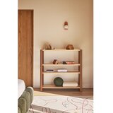 Teulat Ciglasti/u svijetloj prirodnoj boji regal u dekoru hrasta 126x128x43 cm Bona – | shoptok.hr