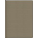 vidaXL Preproga za šotor taupe 400x800 cm HDPE Cene