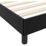  Krevetna konstrukcija s madracem Crna 90 x 200 cm tkanina | shoptok.hr