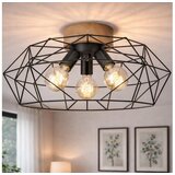 Brilagi plafonsko svetlo woody basket 3xE27/60W/230V ø 60 cm hrast | Eponuda.com