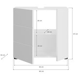 MID.YOU Kopalnica Vira, Bela, 2-Delno, Led | Shoptok.si