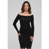 Urban Classics Women's glittering dress with long sleeves black Cijene