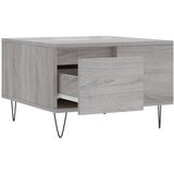  Stolić za kavu siva boja hrasta 55x55x36,5 cm konstruirano drvo | shoptok.hr