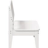  Vrtna stolica bijela 60x52,5x72 cm od masivne borovine | shoptok.hr