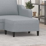  The Living Store Stolček za noge svetlo siv 70x55x41 cm blago - Stolček Za Noge, (21482193) | Shoptok.si