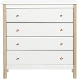 Oliver Furniture® predalnik white/oak | shoptok.hr