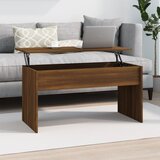 Furnova Klubska mizica rjavi hrast 102x50,5x52,5 cm konstruiran les, (22056194) | Shoptok.si