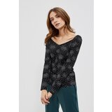 Moodo Cotton blouse with a print | Shoptok.si