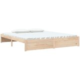  Okvir za krevet od masivnog drva 180 x 200 cm 6FT veliki bračni | shoptok.hr