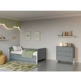 Marckeric Zelena nizka otroška komoda iz masivnega bora 90x80 cm Enola – | Shoptok.si