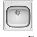 ugradna sudopera AS 04 inox ø90 48x48cm