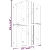  Vrata od impregnirane borovine 100 x 150 cm | shoptok.hr