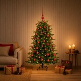  Umjetno božićno drvce s kuglicom 120 cm 150 LED lampica Cijene
