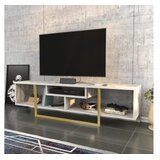 HANNAH HOME TV komoda Asal 150 Zlatno-Bijela | Eponuda.ba