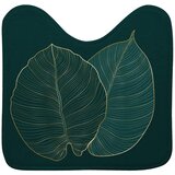 Douceur d intérieur Temno zelena kopalniška preproga za WC 45x45 cm Jade – Cene