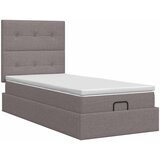  Podesivi krevet s madracem Sivosmeđa 90 x 200 cm Tkanina | shoptok.hr