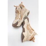 LuviShoes LOWEL Beige-Brown Women's Sports Boots | shoptok.hr
