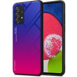 Cadorabo Ohišje, združljiv s Samsungom v vijolični - rdeči - dvobarvni zaščitni pokrov iz silikona TPU in hrbta iz kaljenega stekla, (20590280) Cene