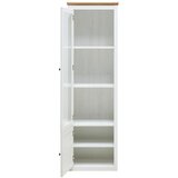 Mömax Vitrina Korsika, Bela, Barve Hrasta | Shoptok.si