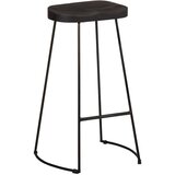  Barski stolci 2 kom crni 45x40x78 cm masivnog drva manga | shoptok.hr