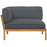  Set sofe Antracit 133 x 92 x 69 cm Čvrsto drvo akacije | shoptok.hr