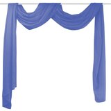 Furnova Prosojna zavesa 140x600 cm kraljevsko modre barve, (21917869) | Shoptok.si