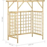  Vrtna pergola od impregnirane borovine za dvije kante | Eponuda.com