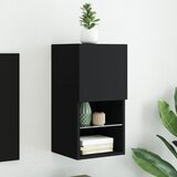  The Living Store TV omarica z LED lučkami črna 30,5x30x60 cm - TV Omarica, (21555235) Cene