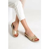 Capone Outfitters Mules - Gold-colored - Flat Cene
