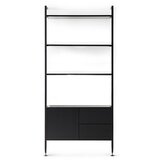 Hammel Furniture crna polica za knjige u dekoru hrasta 94x210 cm Edge by Hammel Cijene