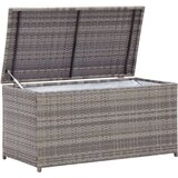 vidaXL vrtna kutija za pohranu od poliratana 100 x 50 x 50 cm siva | shoptok.hr