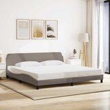  Okvir za krevet Dover smeđesivi 200x200 cm od tkanine | shoptok.hr