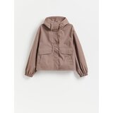 Reserved Jakna s kapuljačom - smeđesivo | shoptok.hr