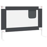  Sigurnosna ogradica za dječji krevet tamnosiva 90x25 cm tkanina | shoptok.hr