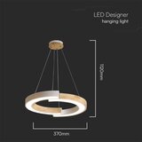  LED luster na kablu LED/32W/230V 4000K bela/drvo | Eponuda.com